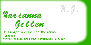 marianna gellen business card