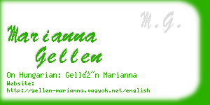 marianna gellen business card